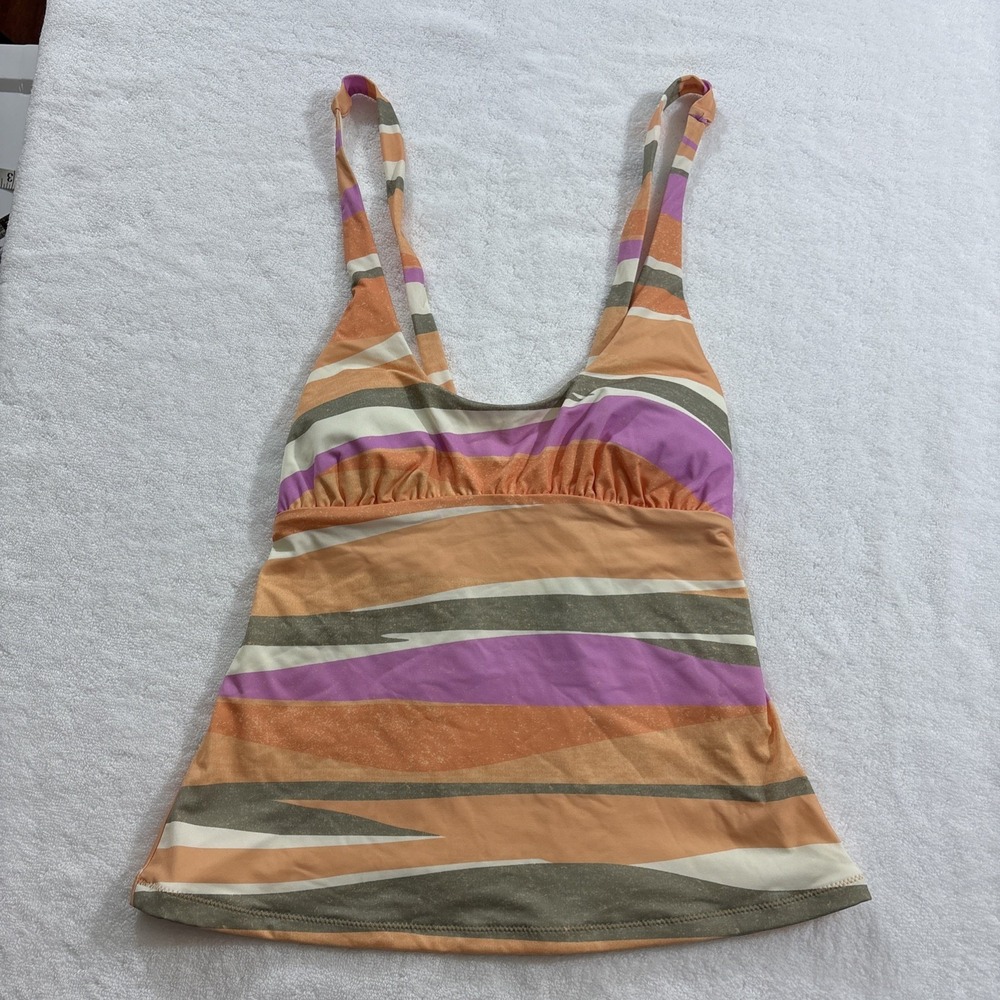 NWT Prana Mallorca Tankini Top Waves Size XS Fair Trade Swimsuit MSRP $90